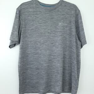 Columbia Short Sleeve Shirt Large Men Outdoor Hiking Athletic Athleisure Crewnec